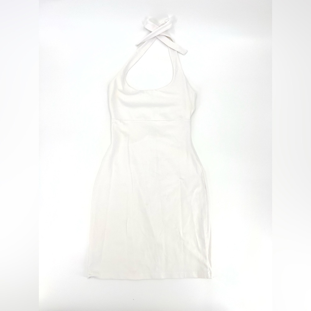 Susana Monaco White Backless Halter Dress Size XS - Picture 4 of 14